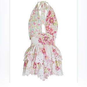 Love shack fancy Deanna halter dress